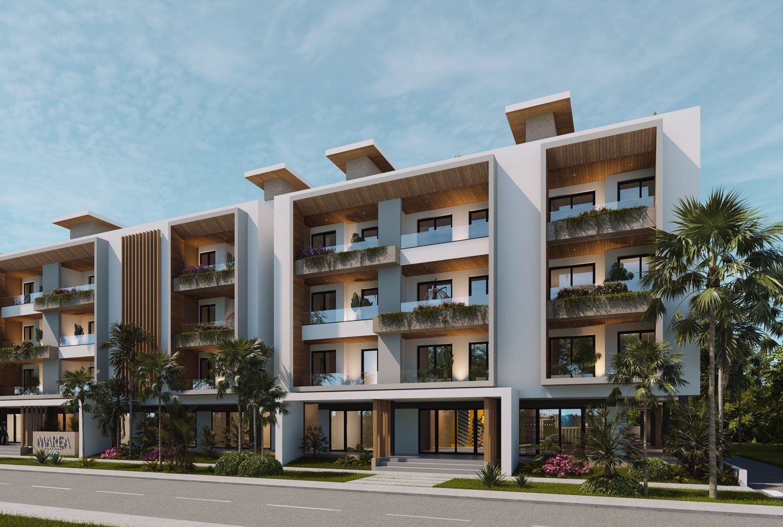 Render oficial de Marea Beach Condo · vista adicional 1